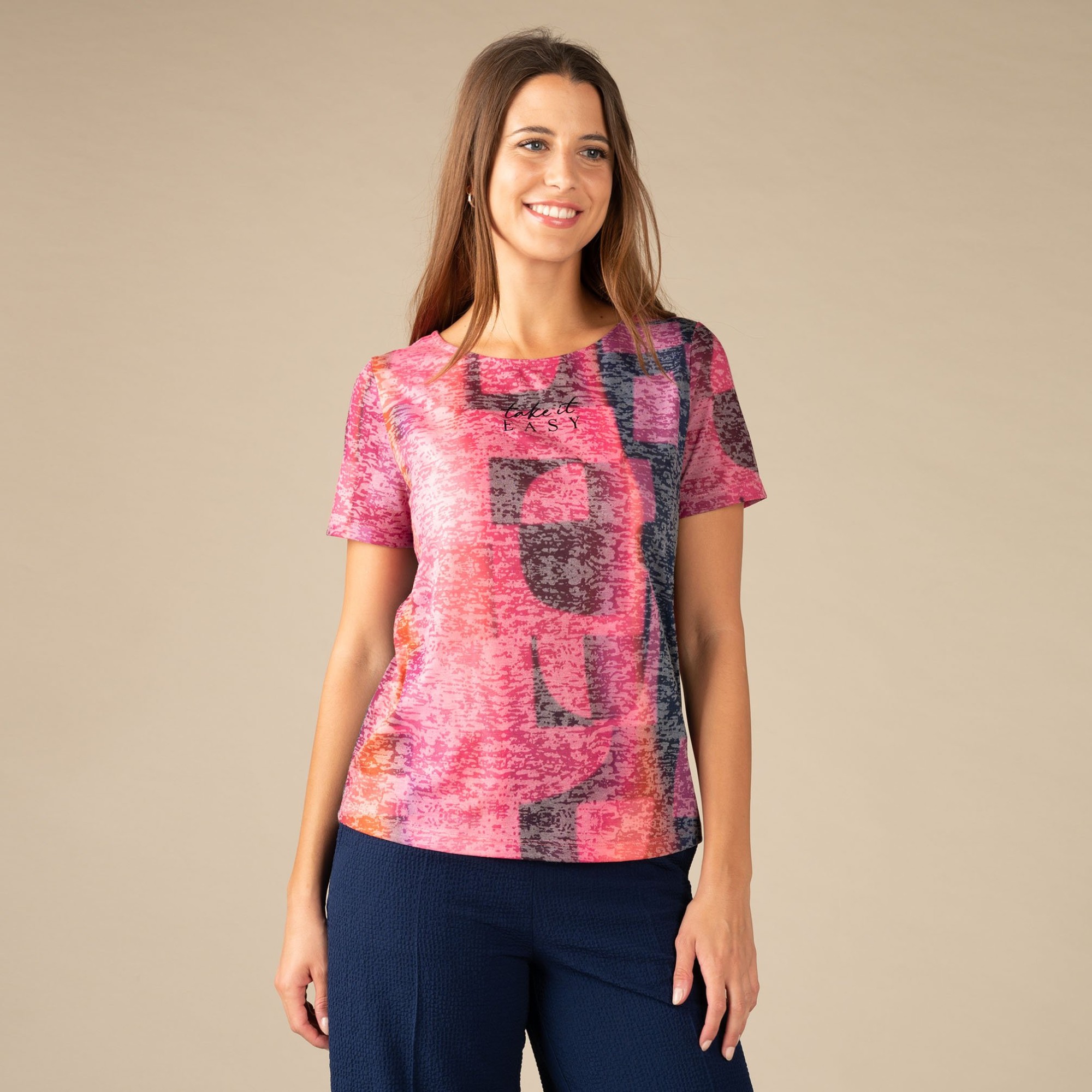 T-Shirt - Regular Fit - Unifarben online im Shop bei meinfischer.de kaufen  - Mein Fischer