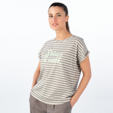 SALE % | 8 days a week | T-Shirt - Loose Fit - Stripes | Grau online im Shop bei meinfischer.de kaufen