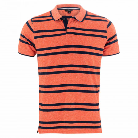 SALE % | 8 days a week | Poloshirt - Regular Fit - Stripes | Orange online im Shop bei meinfischer.de kaufen