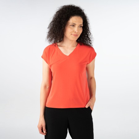 SALE % | 8 days a week | T-Shirt - Loose Fit - Cupro | Rot online im Shop bei meinfischer.de kaufen