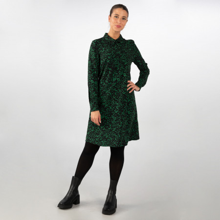 SALE % | 8 days a week | Kleid - Regular Fit - Leoprint | Grün online im Shop bei meinfischer.de kaufen