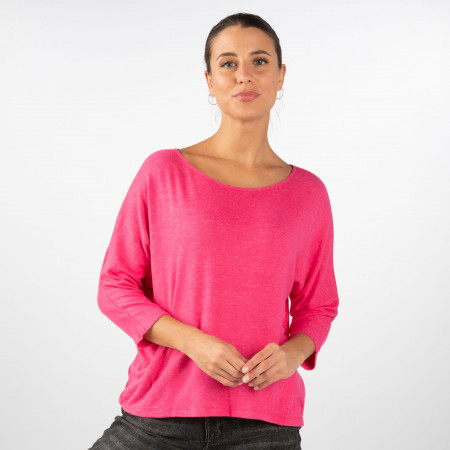 SALE % | 8 days a week | T-Shirt - Loose Fit - 3/4-Arm | Pink online im Shop bei meinfischer.de kaufen