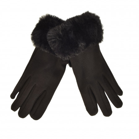 SALE % | 8 days a week | Handschuhe - Fake Fur | Schwarz online im Shop bei meinfischer.de kaufen