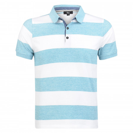 SALE % | 8 days a week | Poloshirt - Regular Fit - Colorblocking | Blau online im Shop bei meinfischer.de kaufen