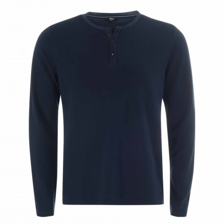 SALE % | 8 days a week | Shirt - Regular Fit - Henley | Blau online im Shop bei meinfischer.de kaufen