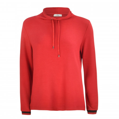 SALE % | 8 days a week | Sweatshirt - Loose Fit - Turtleneck | Rot online im Shop bei meinfischer.de kaufen