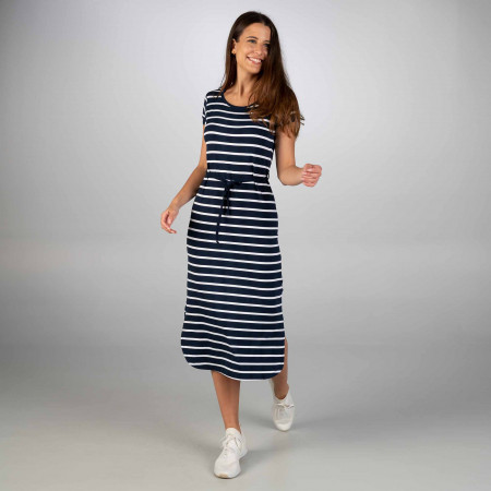 SALE % | 8 days a week | Jerseykleid - Regular Fit - Stripes | Blau online im Shop bei meinfischer.de kaufen
