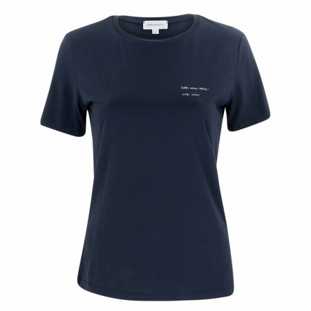 SALE % | ArmedAngels | T-Shirt - Regular Fit - Wording | Blau online im Shop bei meinfischer.de kaufen
