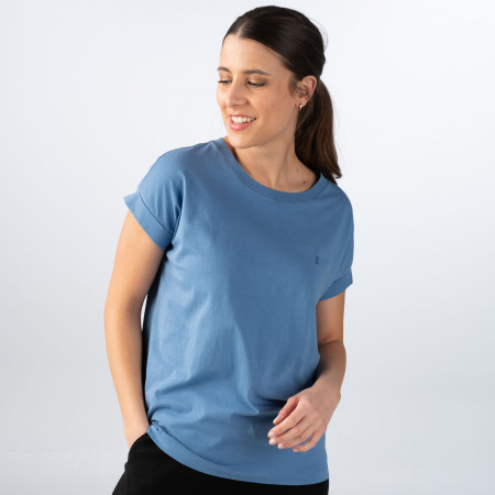 SALE % | ArmedAngels | T-Shirt - Loose Fit - Unifarben | Blau online im Shop bei meinfischer.de kaufen