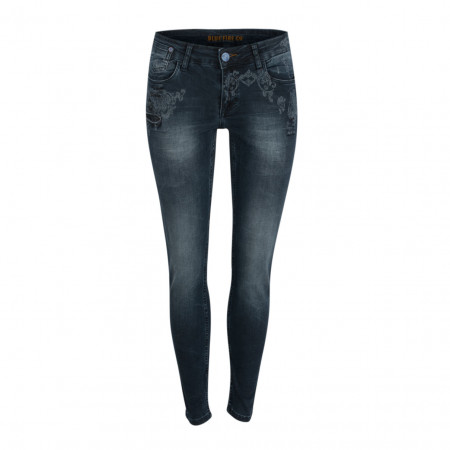 SALE % | Blue Fire | Jeans - Slim Fit - Paisley | Blau online im Shop bei meinfischer.de kaufen