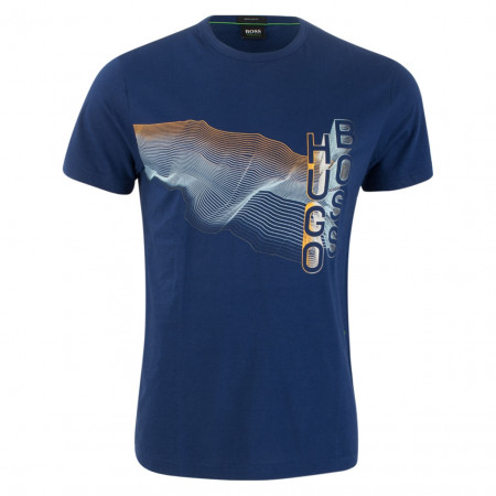 SALE % |  | T-Shirt - Regular Fit - Print | Blau online im Shop bei meinfischer.de kaufen