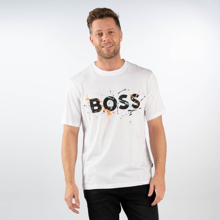 SALE % | Boss Casual | T-Shirt - Relaxed Fit - TeeArt | Weiß online im Shop bei meinfischer.de kaufen