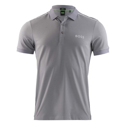 SALE % | Boss Green | Poloshirt - Regular Fit - 1/2 Arm | Grau online im Shop bei meinfischer.de kaufen