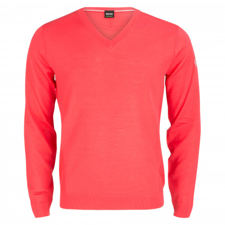 SALE % |  | Pullover - Regular Fit - V-Neck | Rot online im Shop bei meinfischer.de kaufen