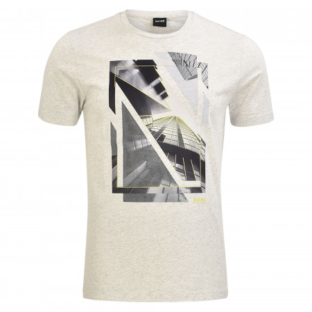 SALE % |  | T-Shirt - Regular Fit - Print | Grau online im Shop bei meinfischer.de kaufen