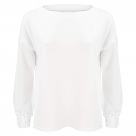 SALE % |  | Sweatshirt - Loose Fit - Boatneck | Weiß online im Shop bei meinfischer.de kaufen