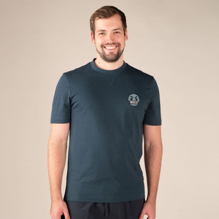 SALE % |  | T-Shirt - Regular Fit - Logo | Blau online im Shop bei meinfischer.de kaufen