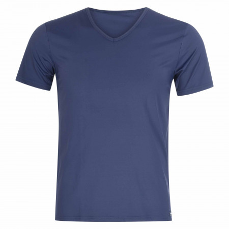 SALE % | Bruno Banani | T-Shirt - Slim Fit - Micro Feel | Blau online im Shop bei meinfischer.de kaufen