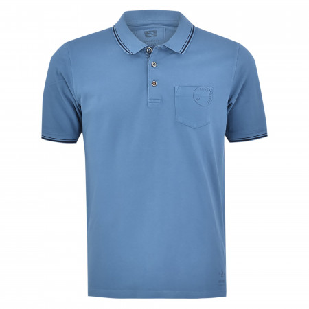 SALE % | CALAMAR | Poloshirt - Regular Fit - unifarben | Blau online im Shop bei meinfischer.de kaufen