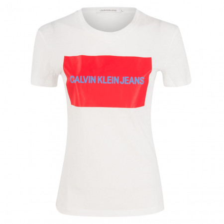 SALE % |  | T-Shirt - Regular Fit - Labelprint | Weiß online im Shop bei meinfischer.de kaufen