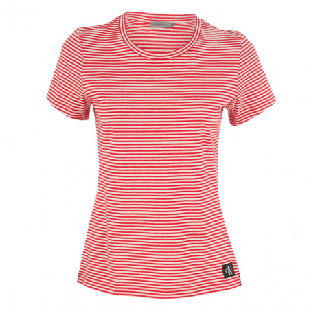 SALE % | Calvin Klein Jeans | T-Shirt - Regular Fit - Stripes | Rot online im Shop bei meinfischer.de kaufen