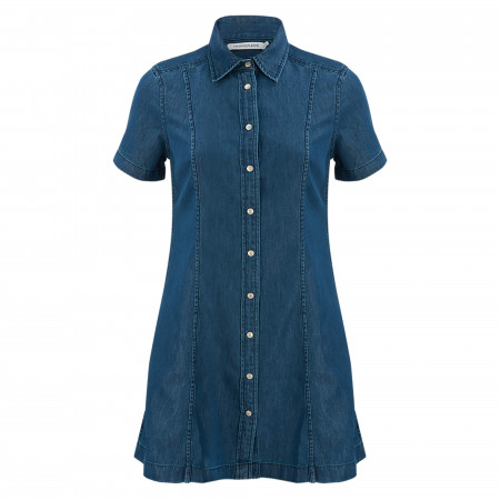SALE % |  | Kleid - Regular Fit - Denim | Blau online im Shop bei meinfischer.de kaufen