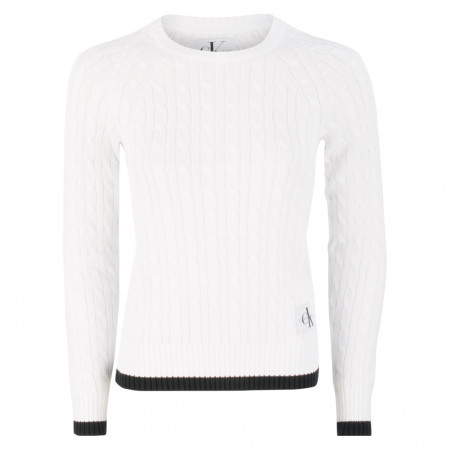 SALE % |  | Pullover - Slim Fit - Cablesweater | Weiß online im Shop bei meinfischer.de kaufen