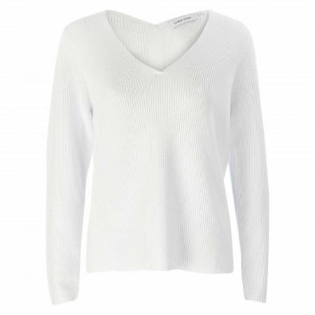 SALE % | Calvin Klein | Sweatshirt - Regular Fit - Unifarben | Weiß online im Shop bei meinfischer.de kaufen