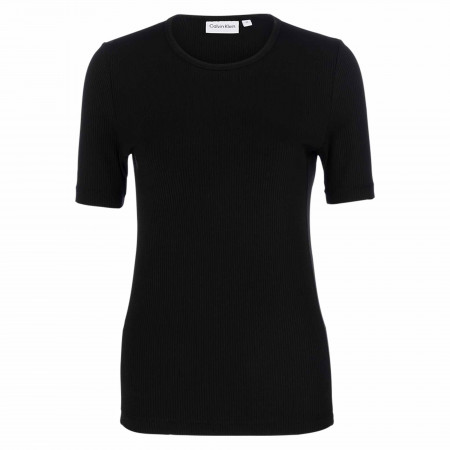 SALE % | Calvin Klein | T-Shirt - Slim Fit - Crewneck | Schwarz online im Shop bei meinfischer.de kaufen