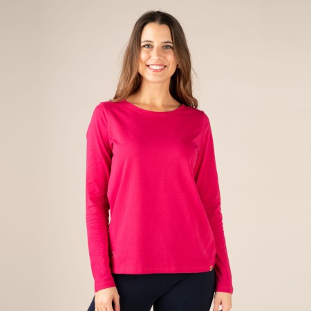 SALE % | camel active Women | T-Shirt - Regular Fit - unifarben | Pink online im Shop bei meinfischer.de kaufen