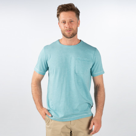 SALE % | camel active | T-Shirt - Regular Fit - Crewneck | Blau online im Shop bei meinfischer.de kaufen