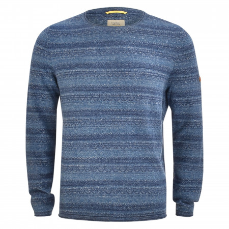 SALE % | camel active | Pullover - Regular Fit - Muster | Blau online im Shop bei meinfischer.de kaufen