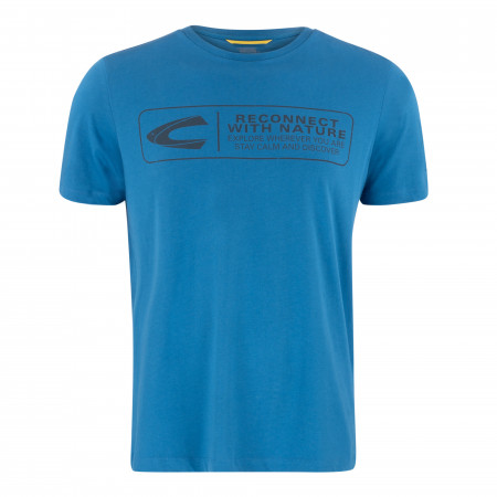 SALE % | camel active | T-Shirt - Regular Fit - Print | Blau online im Shop bei meinfischer.de kaufen