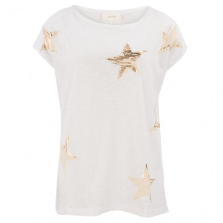 SALE % | Cartoon | Shirt - oversized - Sternenprint | Weiß online im Shop bei meinfischer.de kaufen