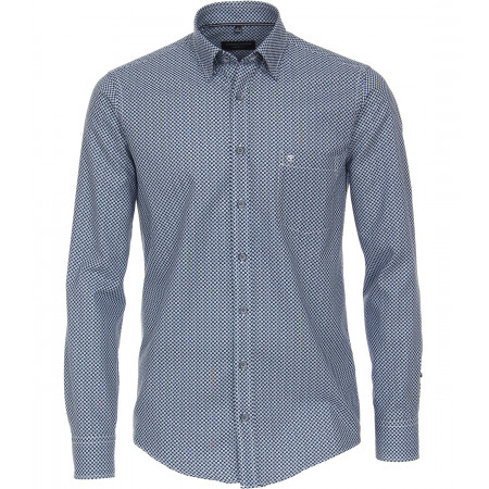 SALE % | CASAMODA | Freizeithemd - Regular Fit - Print | Blau online im Shop bei meinfischer.de kaufen