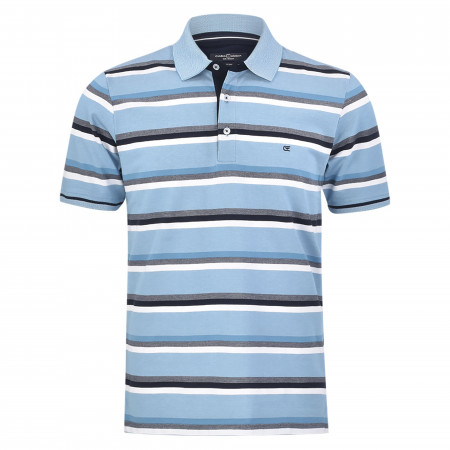 SALE % | CASAMODA | Poloshirt - Casual Fit - Colorblocking | Blau online im Shop bei meinfischer.de kaufen