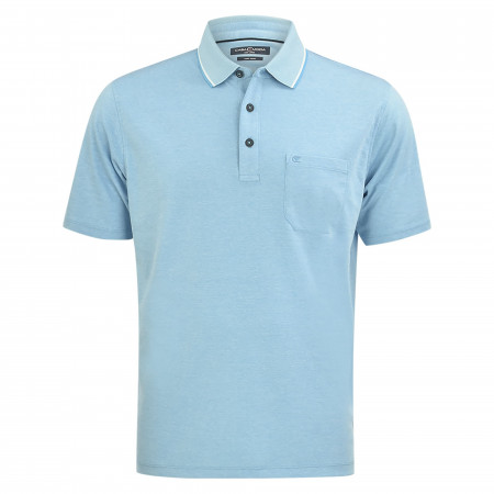SALE % | CASAMODA | Poloshirt - Regular Fit - Minicheck | Blau online im Shop bei meinfischer.de kaufen