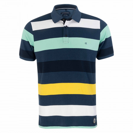 SALE % | CASAMODA | Poloshirt - Casual Fit - Stripes | Blau online im Shop bei meinfischer.de kaufen