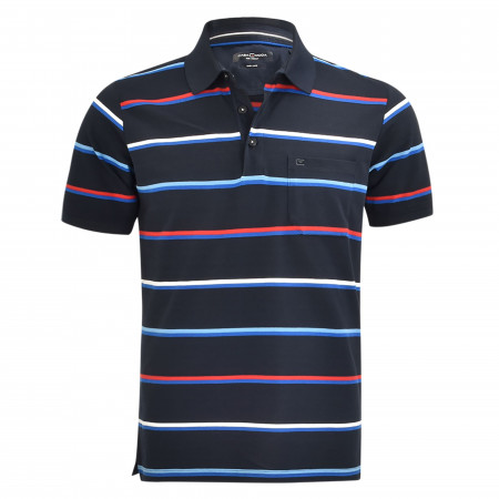 SALE % | CASAMODA | Poloshirt - Regular Fit - Stripes | Blau online im Shop bei meinfischer.de kaufen