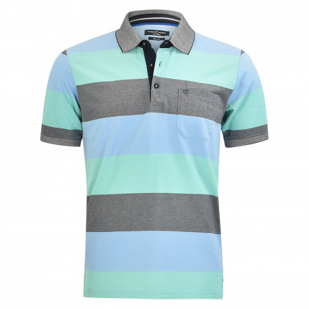 SALE % | CASAMODA | Poloshirt - Regular Fit - Colorblocking | Blau online im Shop bei meinfischer.de kaufen