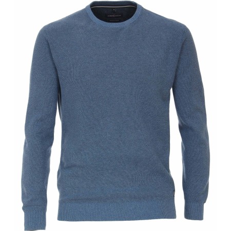 SALE % | CASAMODA | Pullover - Regular Fit - Muster | Blau online im Shop bei meinfischer.de kaufen