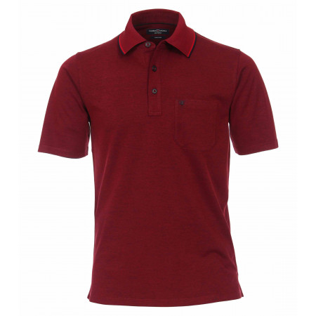 SALE % | CASAMODA | Poloshirt - Regular Fit - Minicheck | Rot online im Shop bei meinfischer.de kaufen