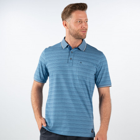 SALE % | CASAMODA | Poloshirt - Loose Fit - Striped | Blau online im Shop bei meinfischer.de kaufen