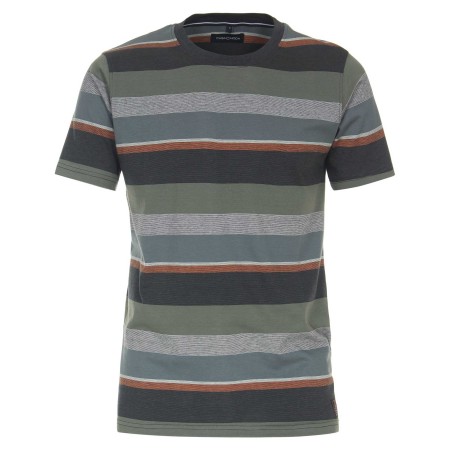 SALE % | CASAMODA | T-Shirt - Regular Fit - Stripes | Blau online im Shop bei meinfischer.de kaufen
