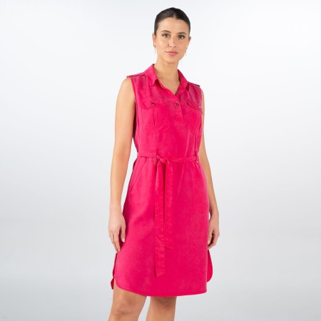 SALE % | CAT NOIR | Kleid - Regular Fit - Tencel | Pink online im Shop bei meinfischer.de kaufen