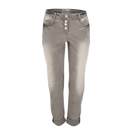 SALE % | Cecil | Jeans - Loose Fit - 5 Pocket | Grau online im Shop bei meinfischer.de kaufen