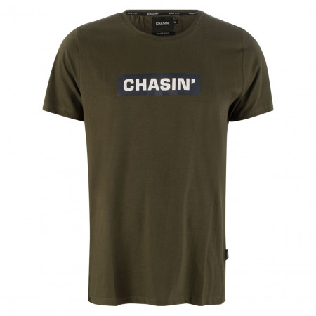 SALE % | Chasin | T-shirt - Slim Fit - Labelprint | Oliv online im Shop bei meinfischer.de kaufen