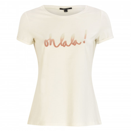 SALE % | comma | T-Shirt - Regular Fit - Print | Weiß online im Shop bei meinfischer.de kaufen
