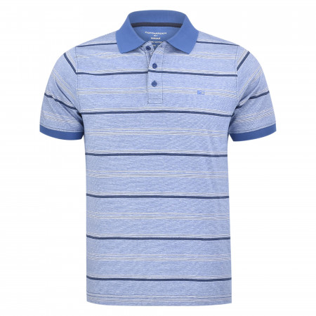 SALE % | Commander | Poloshirt - Comfort Fit - Colorblocking | Blau online im Shop bei meinfischer.de kaufen