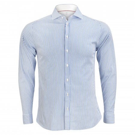 SALE % | Desoto | Cityhemd - Regular Fit - Haikragen | Blau online im Shop bei meinfischer.de kaufen